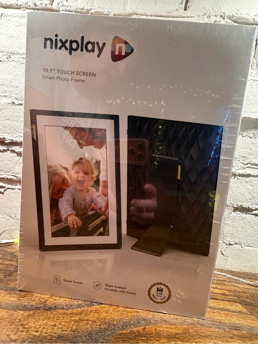 nixplay 10.1" Touch Screen Smart Photo Frame - Black